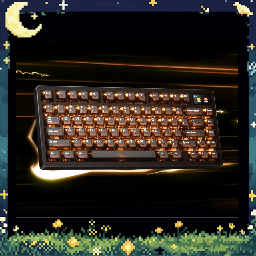 PMO Shenfa 75 Aluminum Magnetic Switch Gaming Keyboard 75% Wired Rapid Trigger Hall Effect Keyboard for FPS Games PC