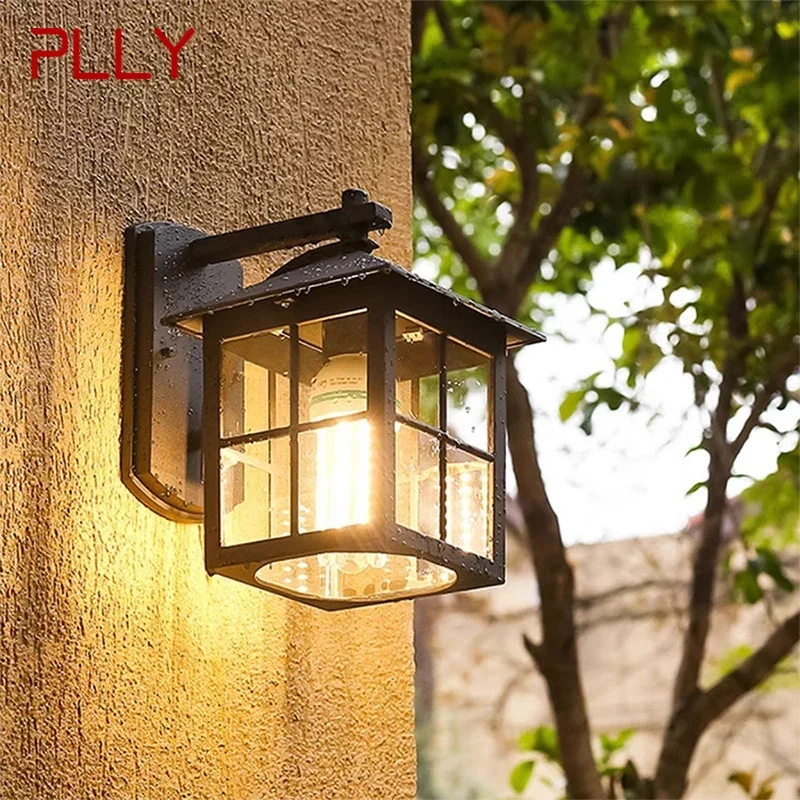 PLLY Contemporary LED Outdoor Wall Lamps Electric Simplicity Waterproof Balcony Hallway Courtyard Villa Gate Hotel