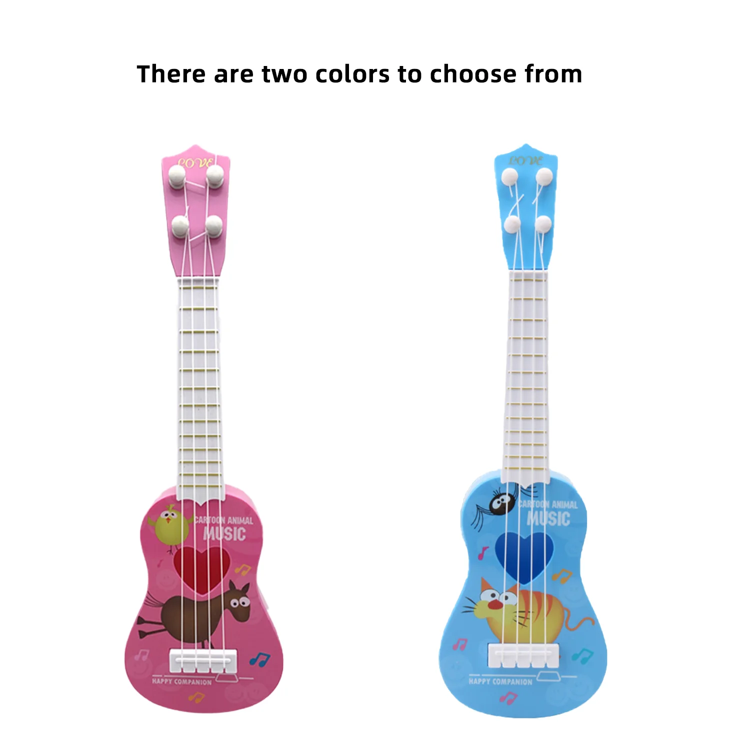 Ukulele bonito para iniciantes, partido favor, instrumento musical educativo, brinquedo para crianças adultos e estudantes, 12,5"