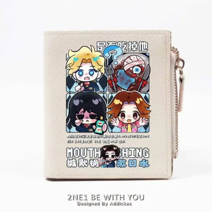 

Anime Mouthwashing Fashion Wallet PU Purse Card Coin Zipper Money Bag Cosplay Gift B2061 hit