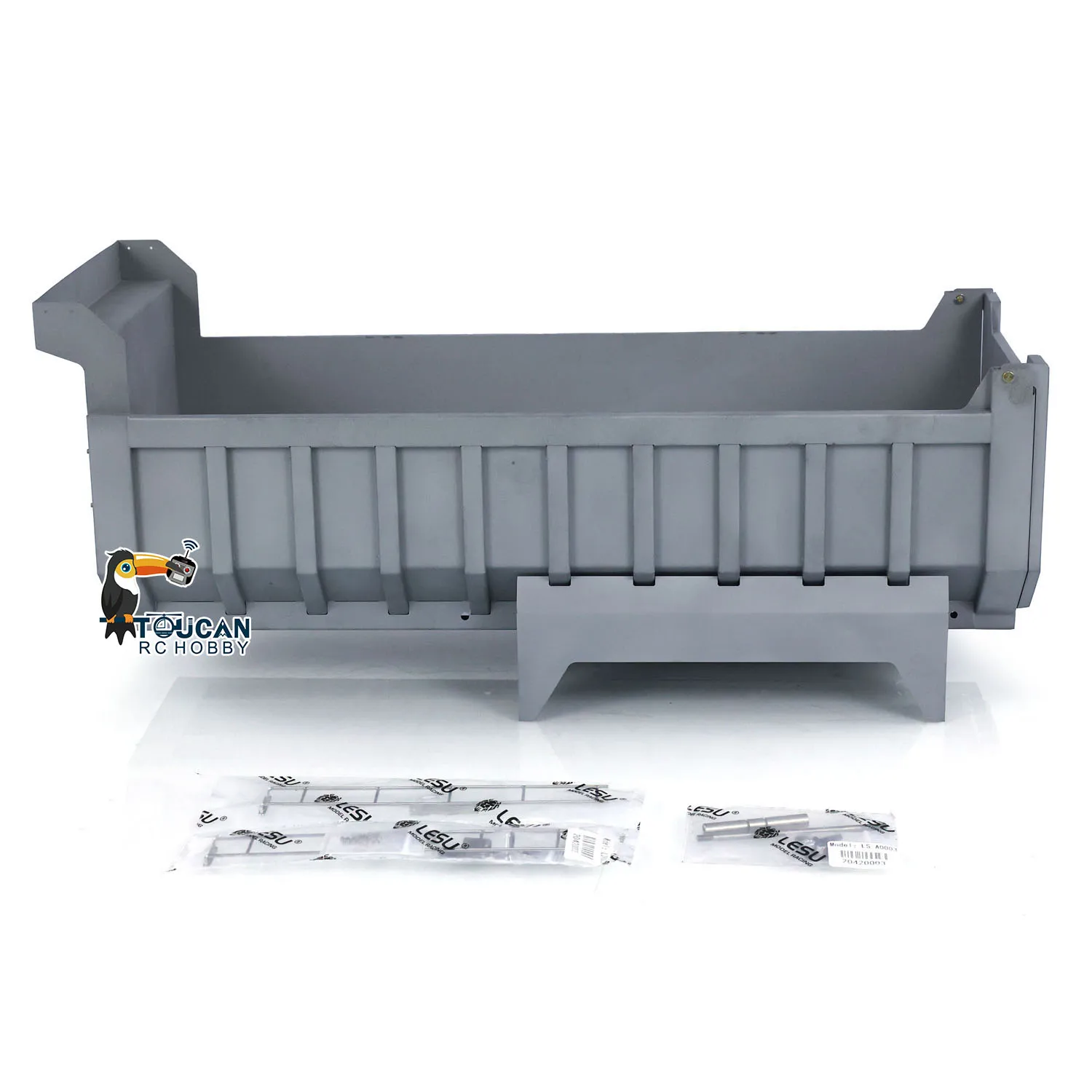 

LESU Metal Car Bucket Dumper Box for DIY Tamiyaya 1/14 RC Hydraulic Truck 8*8 Remote Control Cars Model Th15077