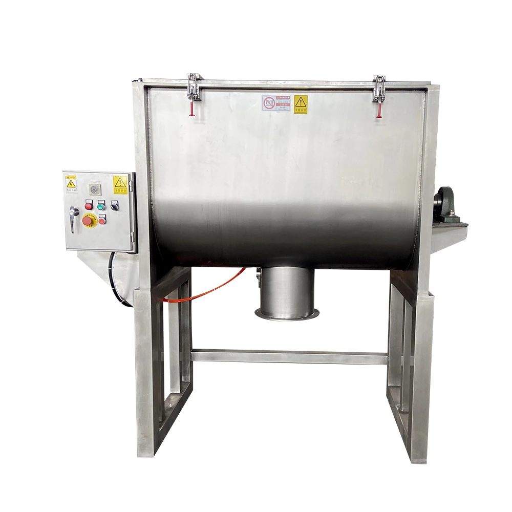 Food Grade Chemical & Dry Powder Ribbon Mixer Machine 1000L Capacity 11kW Motor High Efficiency for Food Industry Laboratory