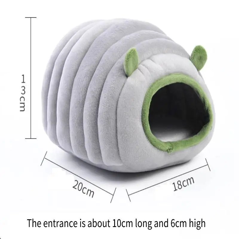 Puppy Pet Cat Dog Nest Bed Cozy Soft Warm Cave House Sleeping Bag Mat Pad Bed for Cats Sleeping Bag Nest Cave Bed