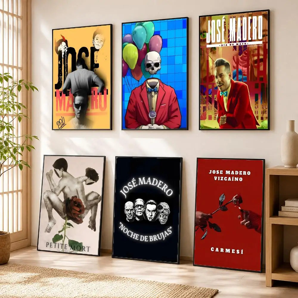 Singer J-Jose Madero Poster Modern Home Living Bedroom Bar Hallway Waterproof Wall Art Aesthetic Decor