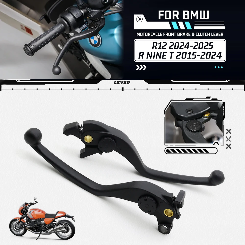 

For BMW R12 R nine T Scrambler/Pure/Racer/Urban 2015-2024 Motorcycle Brake Lever Clutch Lever Front Control Handles