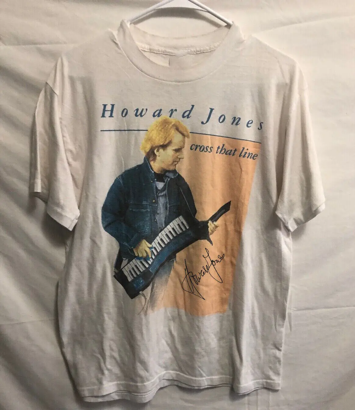 

1989 HOWARD JONES The Cross That Line Shirt Black Unisex S-2345XL HB283