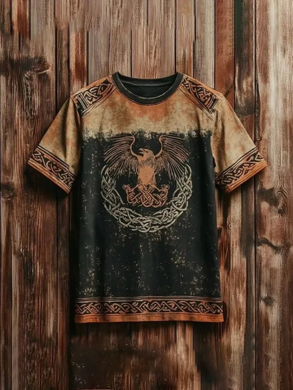 Retro Tribal Ethnic Pattern 3D Print Breath Quick-dry Men's Plus-size Tshirt Outdoor Street Fashion Casual Parent-Child Clothing