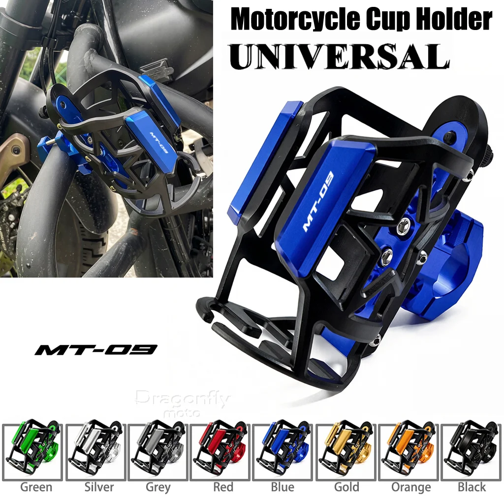 

Cup Holder For YAMAHA MT-09 MT09 Mt 09 2017 2018 2019 Motorcycle Beverage Water Bottle Cage Drink Cup Holder Mount Accessories