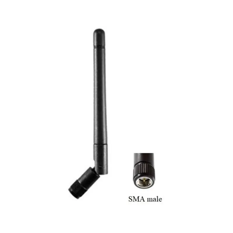 SMA male flexible UHF 868MHz 915MHz aerial foldable RFID rubber stubby sma antenna