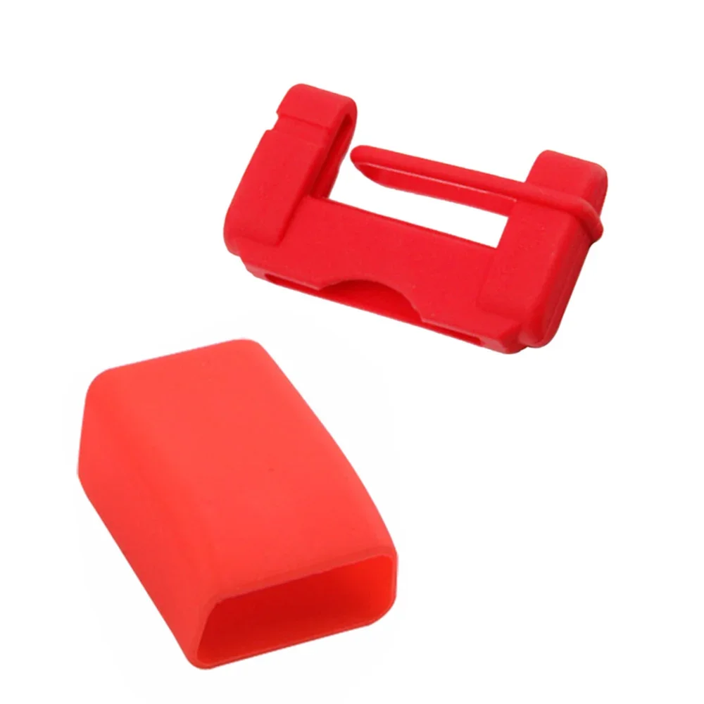 Soft Silica Gel Safety Seat Belt Lock Buckle Plug Protective Cover Anti-Scratch Dust Protection Car Styling Black Red Blue