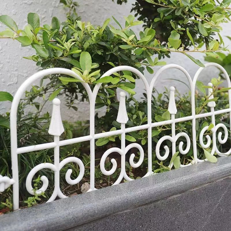 Decorative Garden Fence Bendable Outdoor Landscape Fence Folding Plastic Flower Bed Lawn Fencing Barrier Garden Yard Home Decor