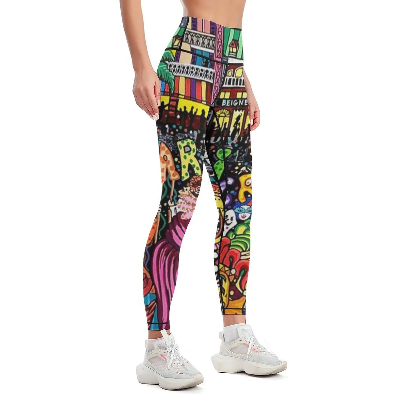 mardi gras 2023 BOOOOM Leggings Women's sports pants sporty woman push up for physical Womens Leggings