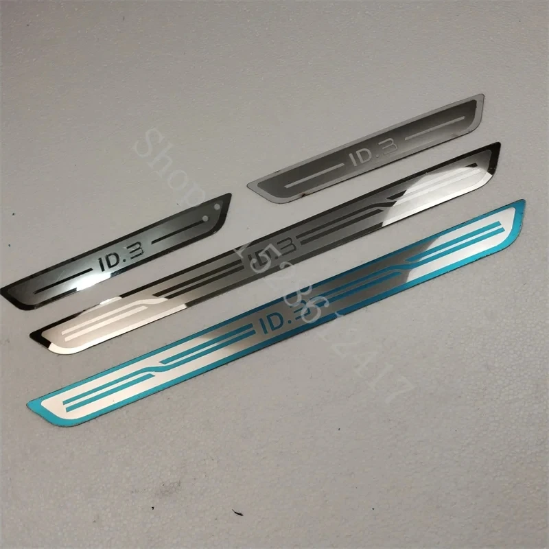 For VW Volkswagen ID.3 ID3 2020~2025 car door sill protector Thresholds car door guard Stickers Accessories door edg guard view 4