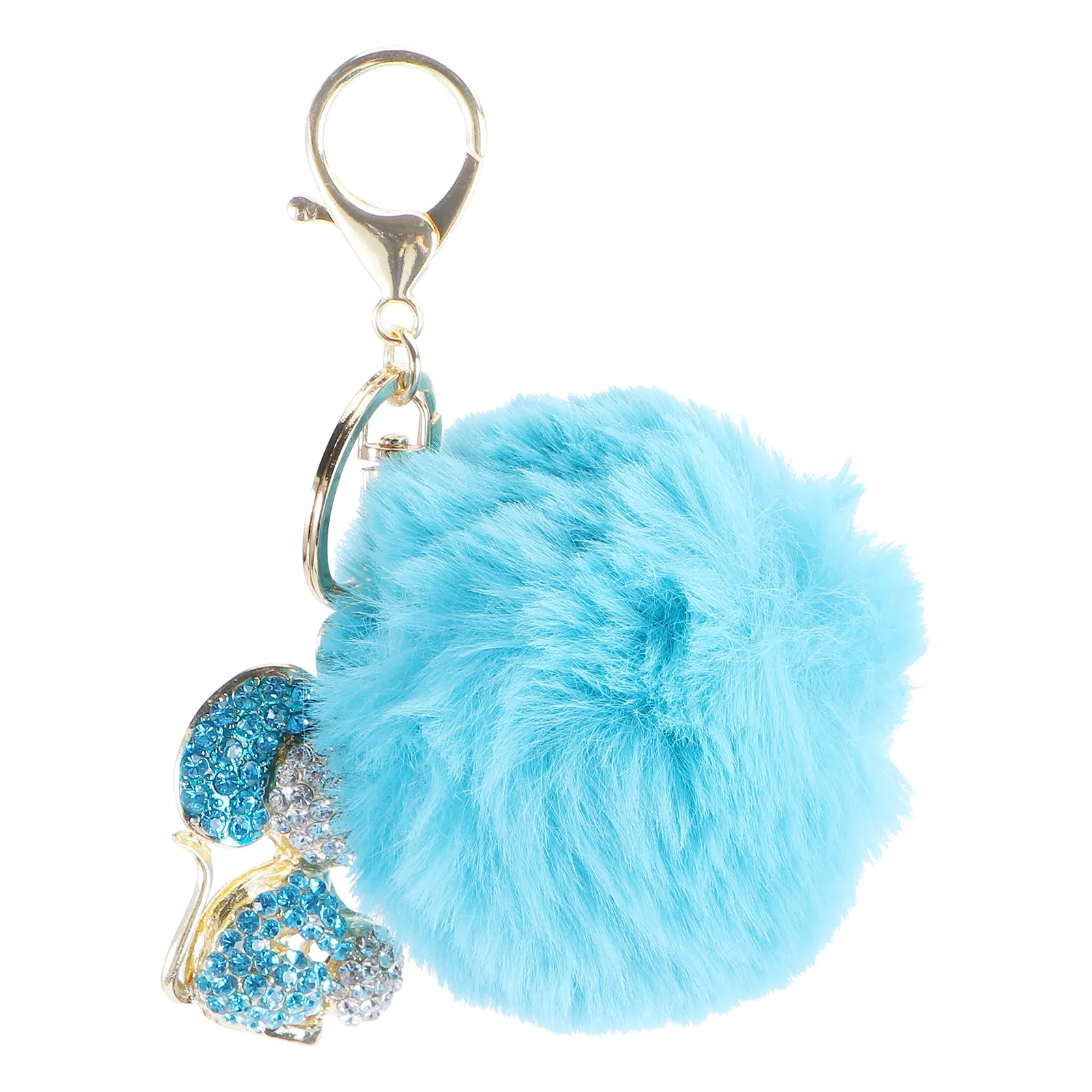 

Привлекательный брелок-мышь с стразами, маленький брелок для ключей, подвеска для сумки, украшение для ключей, стильный подарок премиум-класса для девочек и детей, черный