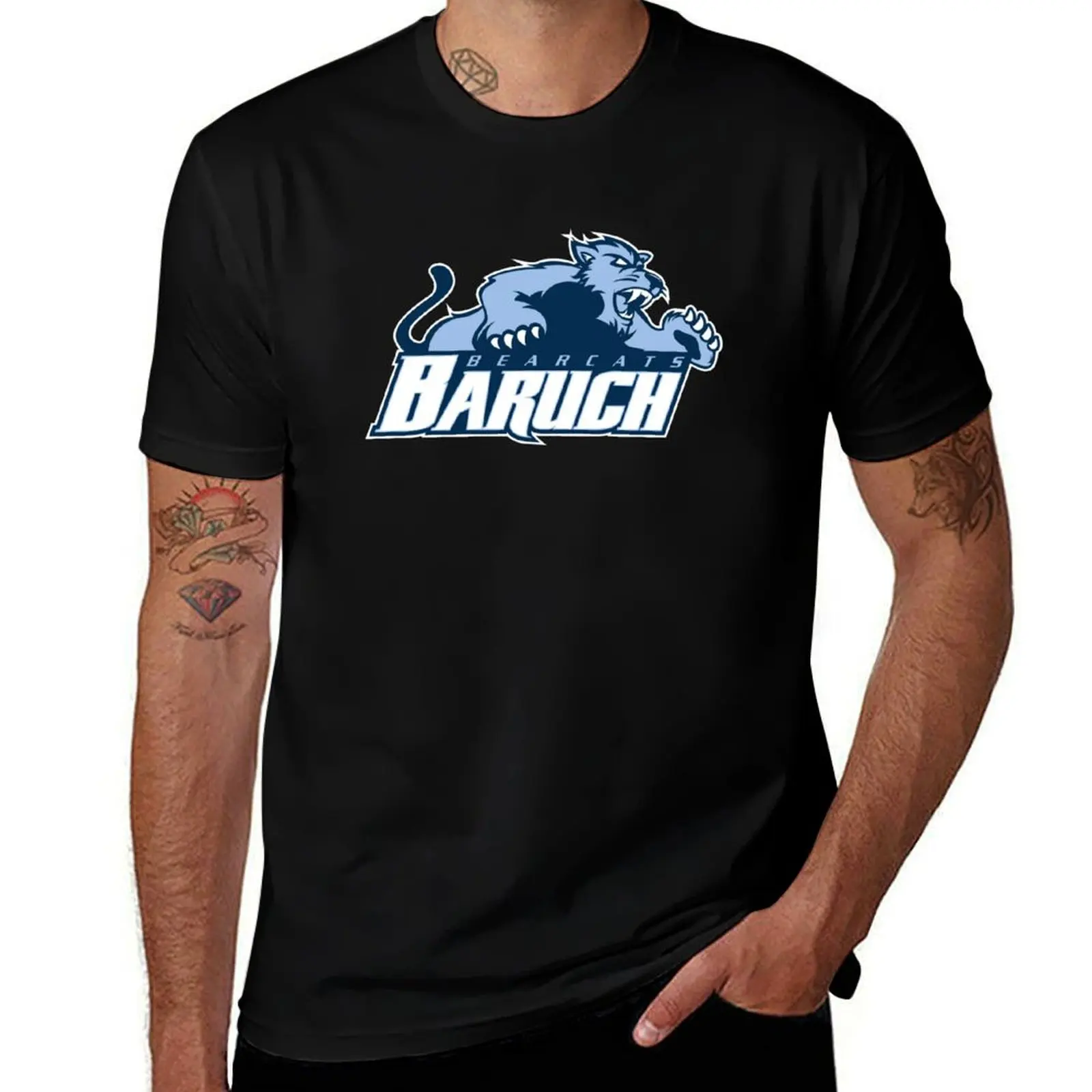 The Baruch Bearcats T-Shirt graphic tee shirt animal prinfor boys t shirt for men