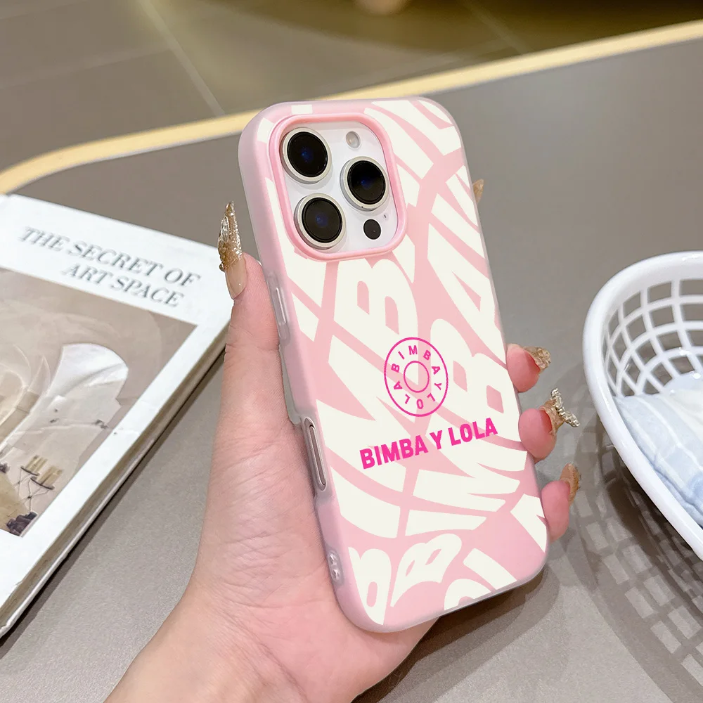 INS Spain Letter Popular Silicone Matte Candy Color 2 in 1 Phone Case for iPhone 17 Air 16e 16 15 14 13 Plus 12 11 Pro X XR Max - náhled 3