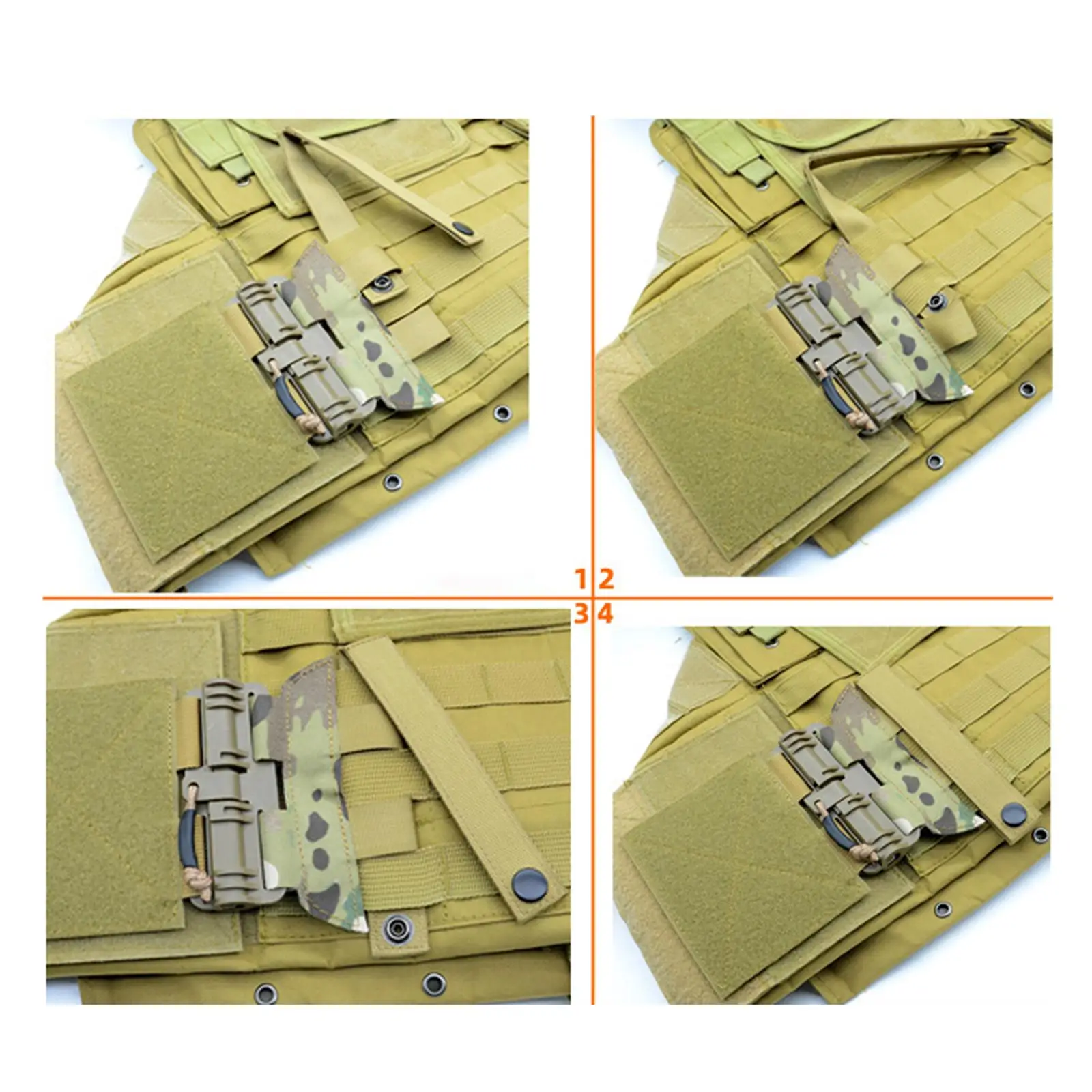 

Quick Release Buckle Strong Nylon Assembly Set Vest Attachment Panel Clip Adapter for Molle System Battle Accessories