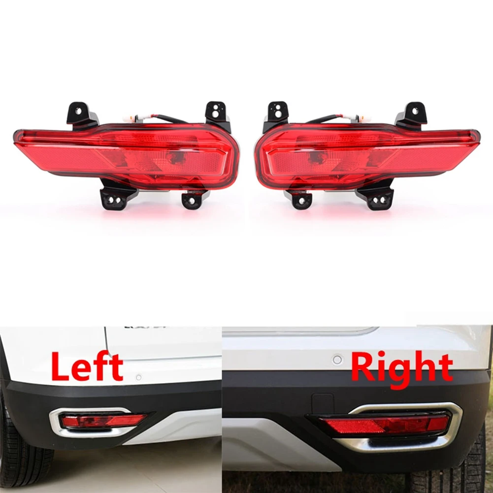 المصد الخلفي الأيسر للسيارة ضوء الضباب وقوف السيارات تحذير عاكس المصابيح الخلفية ل Changan CS35 Plus 2018