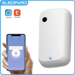 Eleopard Tuya Light Sensor Brightness Detector Smart Home Security Linkage Illumination Sensor Remote Control Smart life App