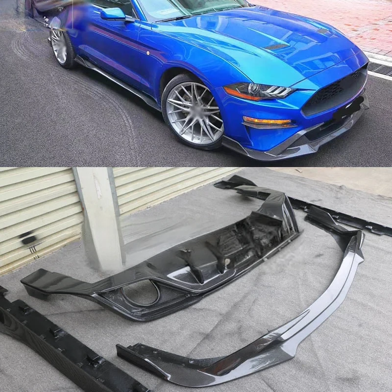 

Carbon Fiber Front Rear Bumper Lip Spoiler Diffuser Side Skirts Car Body Kit 2018