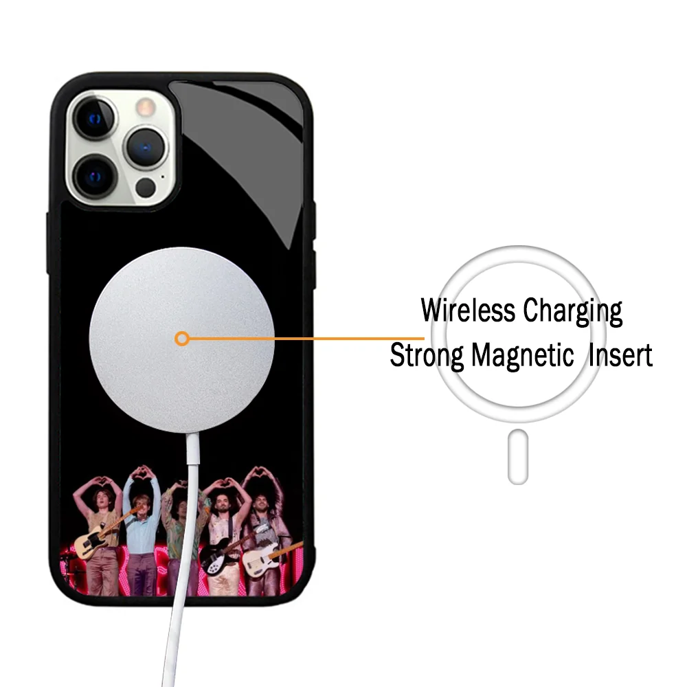 Bnad J-Joker Out Phone Case For IPhone 11 12 13 14 15 Plus Pro Max Mirror Acrylic Cover For Magsafe Wireless Charging