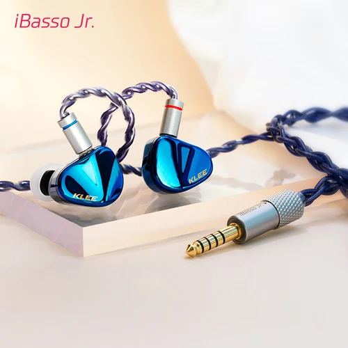 IBasso Jr. Klee Auriculares intrauditivos para juegos de música HIFI con interfaz 3,5 y 4,4