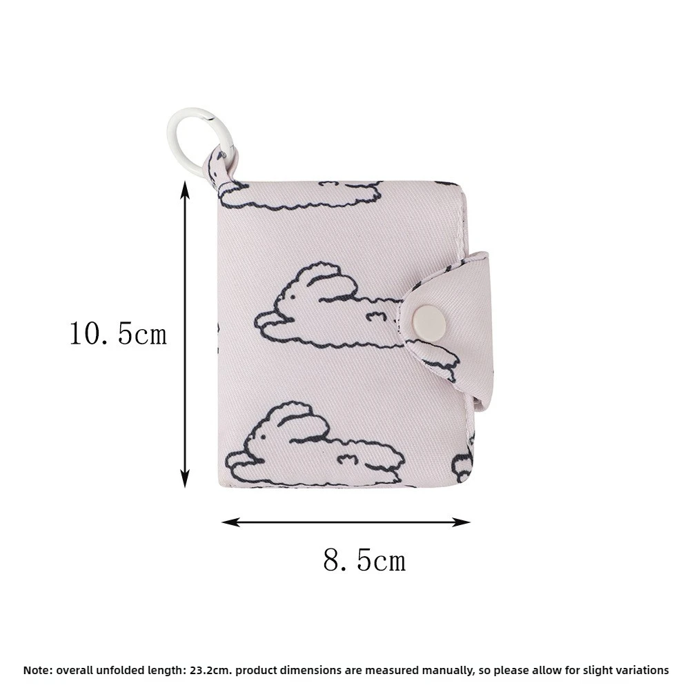 لطيف طالب محفظة نسائية للعملات المعدنية بطاقة البساطة الأزهار الكورية الأزياء المحفظة حامل بطاقة للفتيات المحمولة لطيف حقيبة التخزين الصغيرة #6