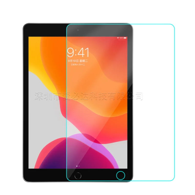 9h強化ガラスアップルipad 10.2 ''10.2インチ2019タブレットスクリーンプロテクター保護フィルムガラスガード