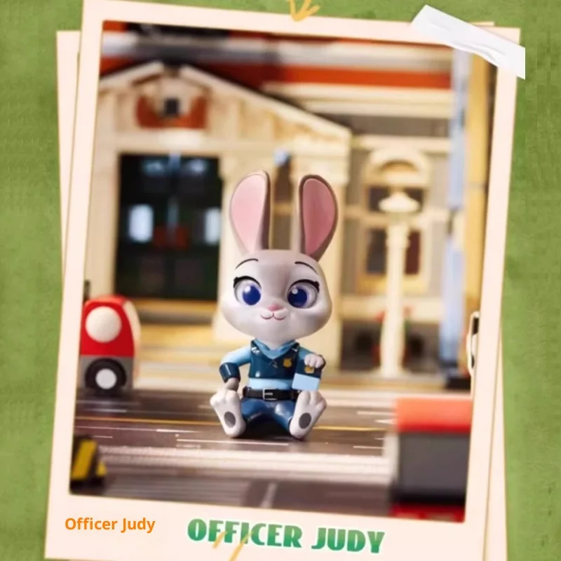 سلسلة ديزني زوتوبيا تكون جيدة والجلوس صندوق أعمى التماثيل لطيف شخصية الحرف اليدوية ديكور سطح المكتب الحلي القابلة للجمع