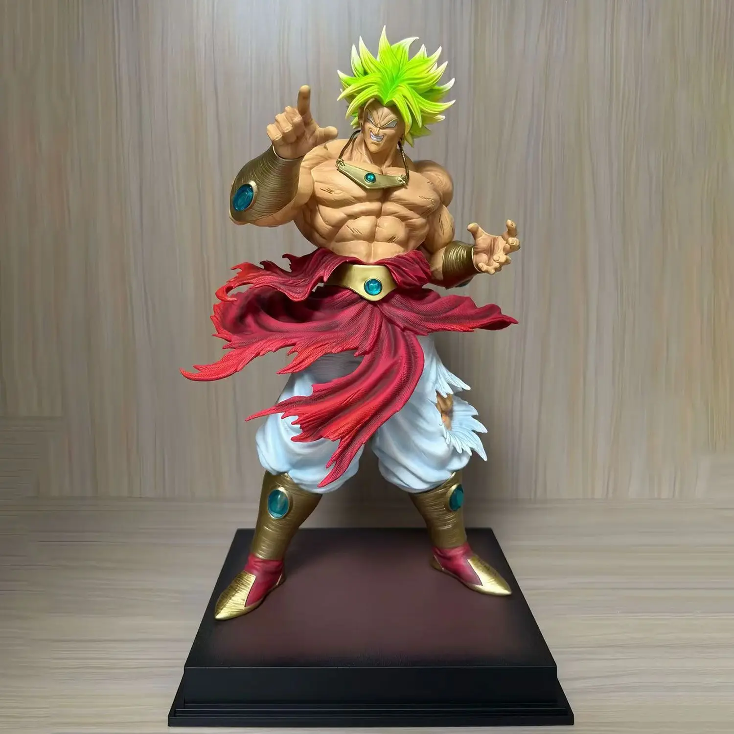 Dragon Ball Z Broly Anime Figure GK Ssj3 Broli Super Saiyan PVC Action Figurine 21cm/8.27 inch Statue Collection Model Toy Gift view 3