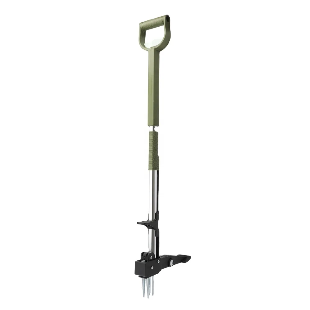 # Hot Sales Retractable Aluminum Alloy Telescopic Handle Grass Remover Stand Up Weeder Puller Garden Hand Tool