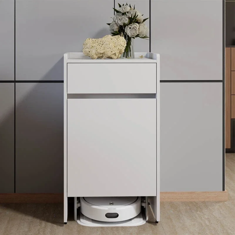 Sweeper Robot Storage Cabinet Keworth Stone Base Station Cabinet Living Room Locker Shelf Household Side Cabinet Sunscreen