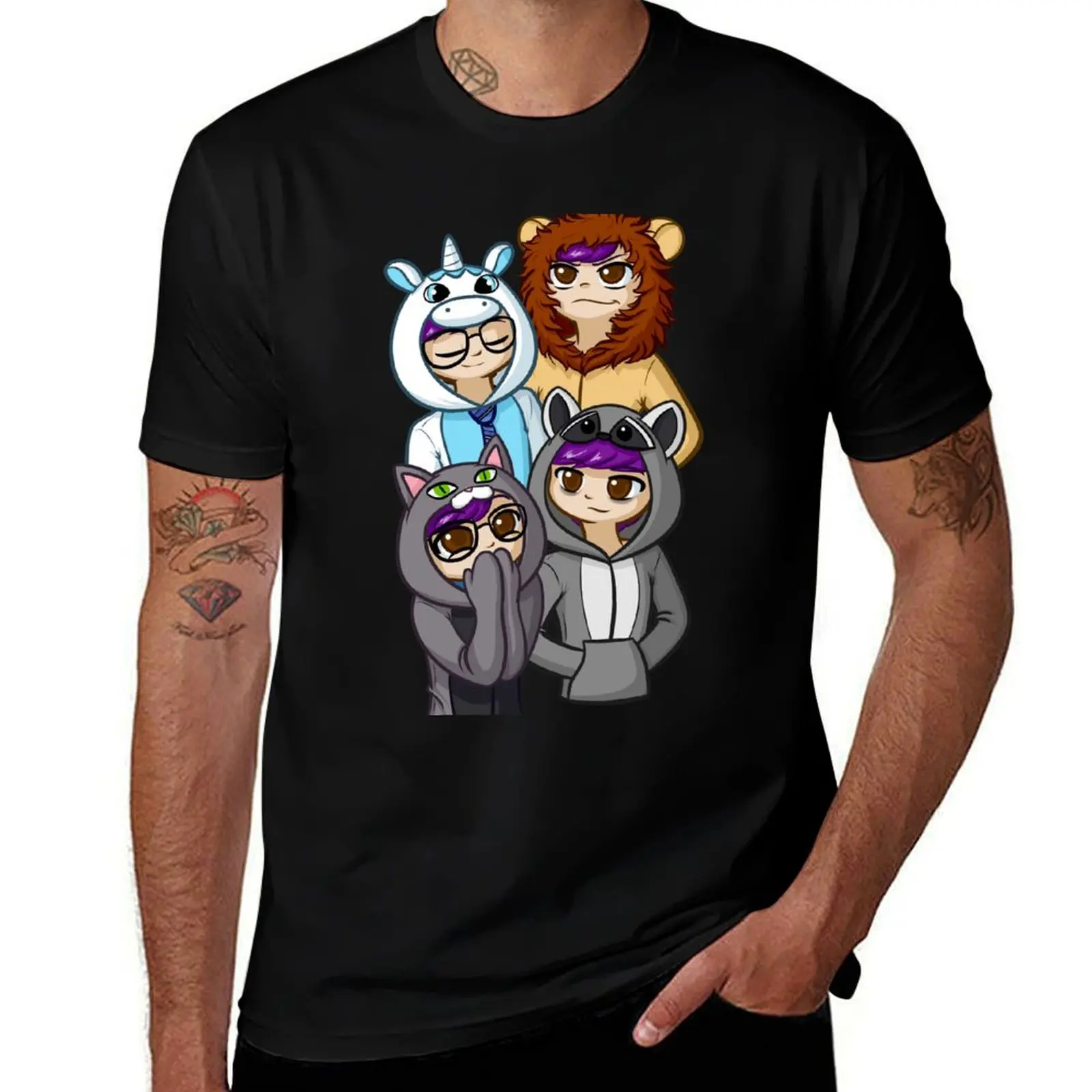 Sanders Sides Onesies - Core Four T-Shirt Holiday Lightweight T-Shirt