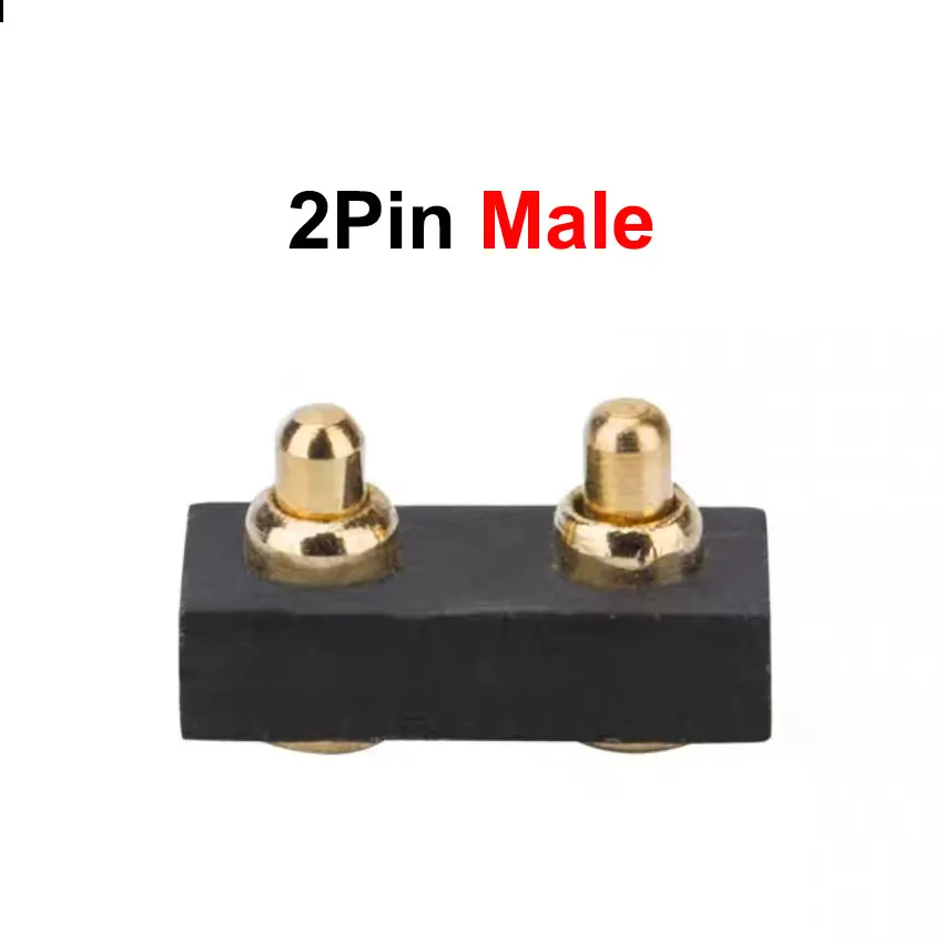 Cltgxdd 1PCS Male Female Pogo Pin Connector Pogopin Battery Spring Loaded Contact SMD DIP Needle PCB 2 3 4 Pin 2.54mm Pitch - Image 2