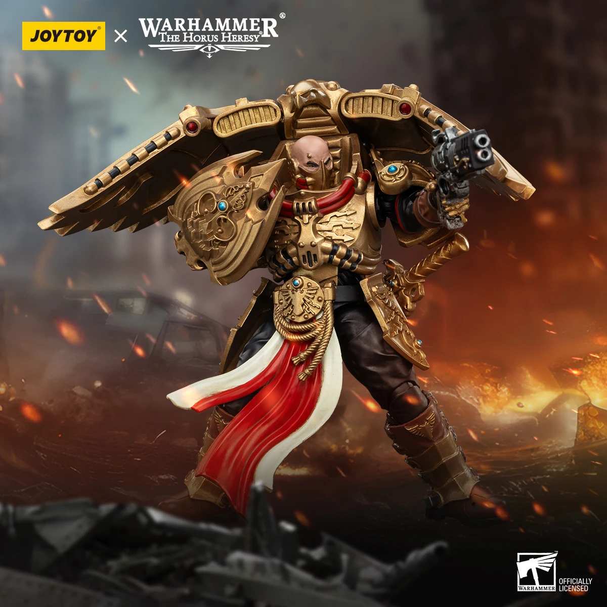 

JOYTOY Warhammer «Череды ужасов» Legio Custodes Custodian Venatari Squad Venatari с Kenetic Destroyer 2, экшн-фигурка куклы