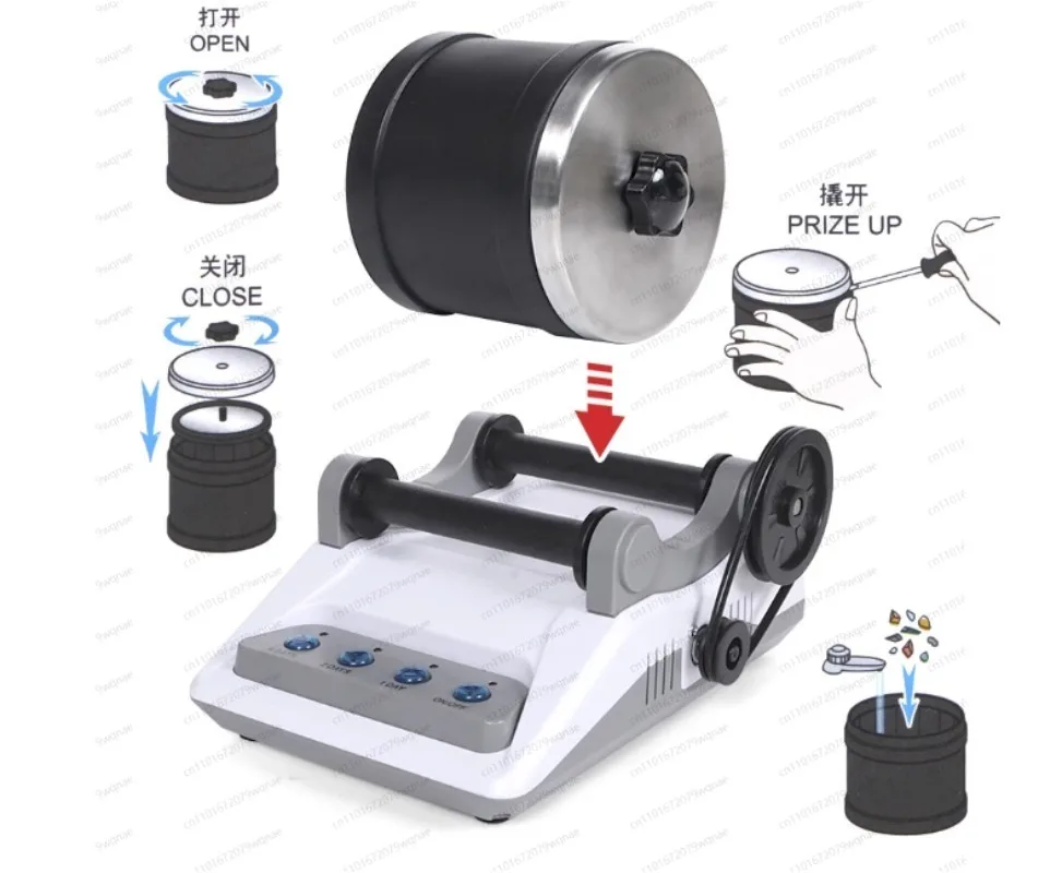 Electric Gem Grinder – Physics Science Experiment Set, DIY Stone Polisher for Educational Children's Toys