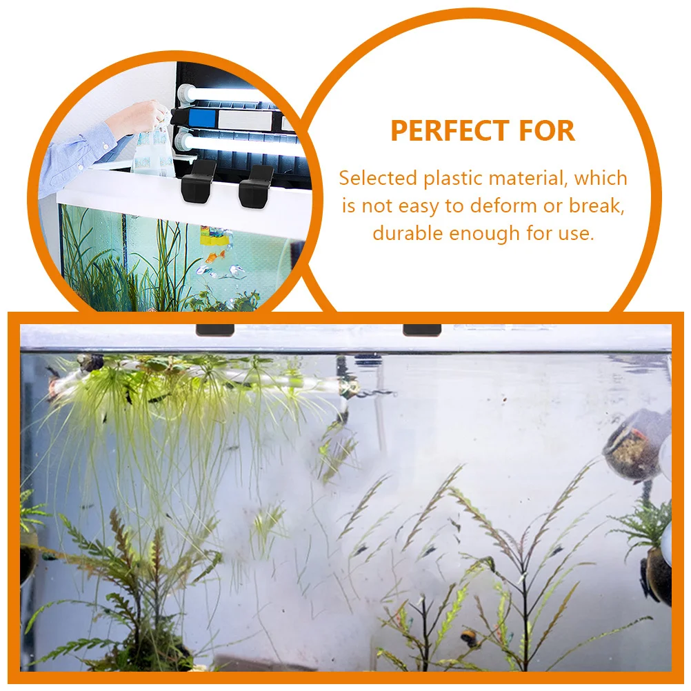 

4Pcs Turtle Terrarium Buckle Durable Plastic Reptile Tank Lock Latch Aquarium Lid Clips Anti-Escape Aquarium Lid Clips