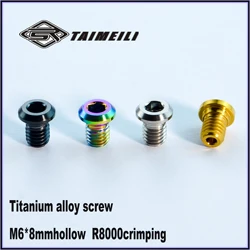 TAIMEILI titanium alloy screw bicycle speed change locking screw r8000 lock wire modification and repair