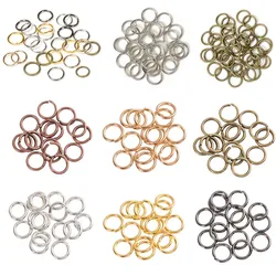 200pcs/lot 3-12mm Iron Jump Rings Split Rings Connectors Stainless steel DIY Jewelry Finding Making Accessories Wholesale Supply