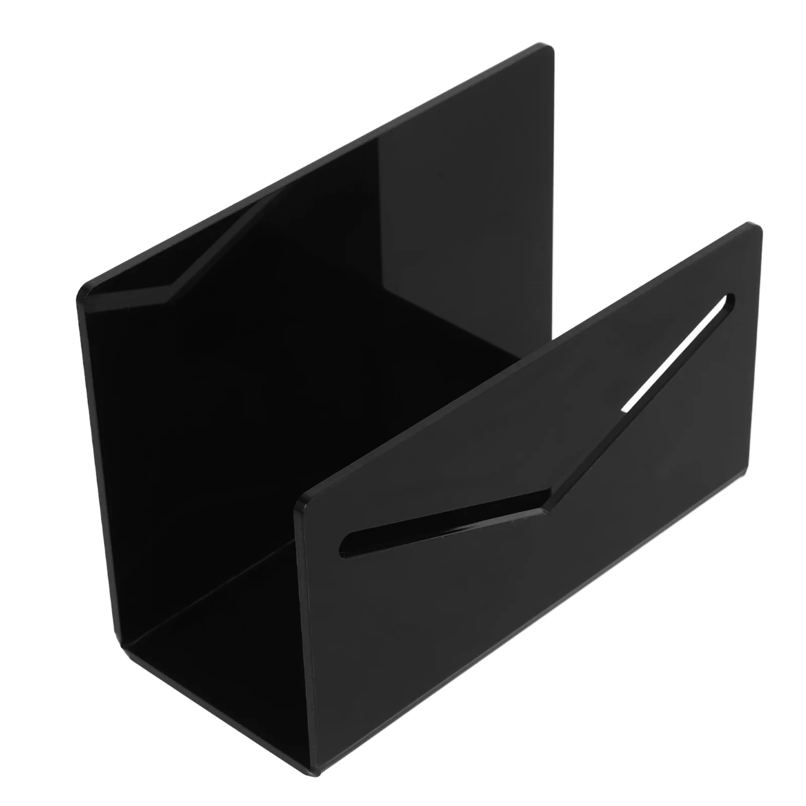 Mail Organizer Suporte de acrílico, porta-cartas, mesa, rack, classificador, preto, 15 cm, 1000 cm, 650cm