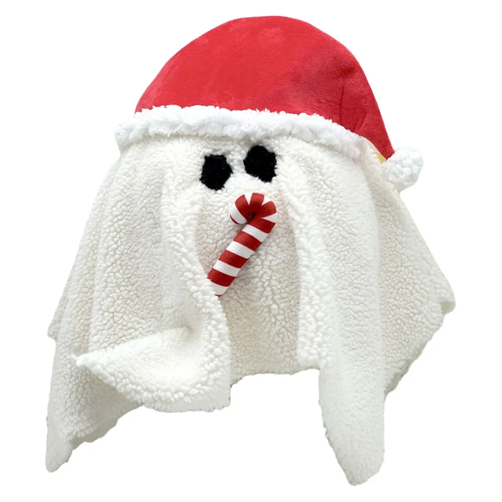 Christmas Ghost Cosplay Plush Toys Cartoon Soft Stuffed  Mascot Birthday Xmas Gift Halloween Dress-Up Party Clothes Accessiories