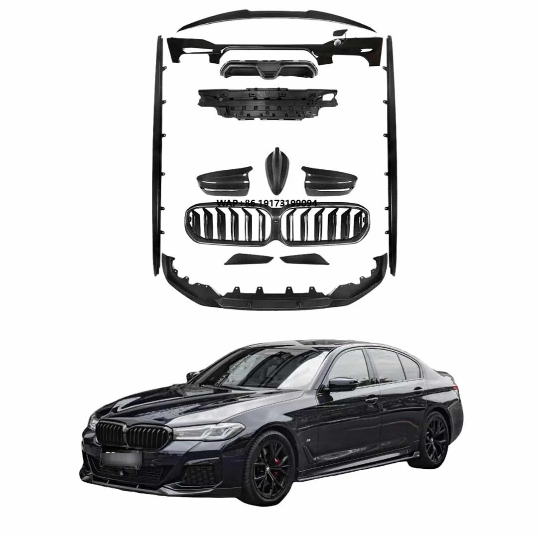 Runde Perfectly Adapts for 5 Series G30 Upgraded and Modified MP Style Dry CF Body Kit Car Bumper Factory Direct Sales