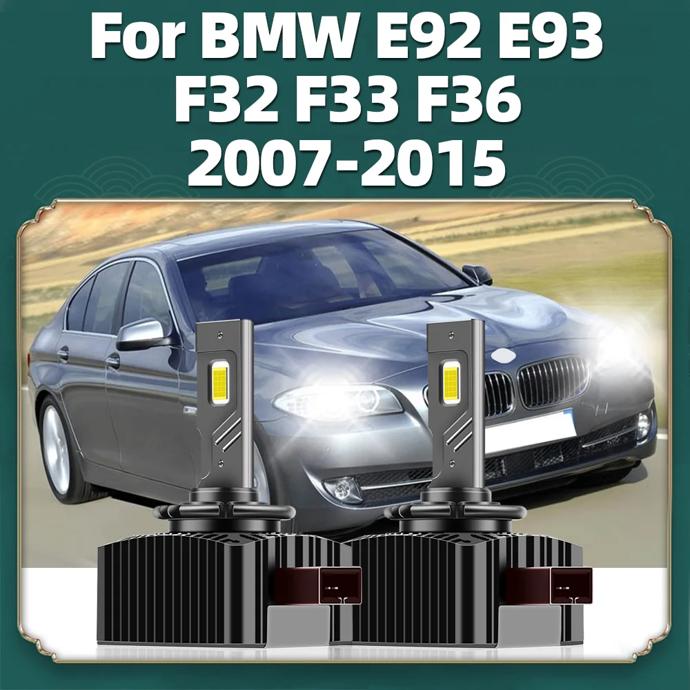 

2 шт. 30000LM D1S фары 110 Вт 55 Вт лампы Canbus авто светодиодные лампы автомобильные фары 6000K Plug&Play для BMW E92 E93 F32 F33 F36 2007-2015