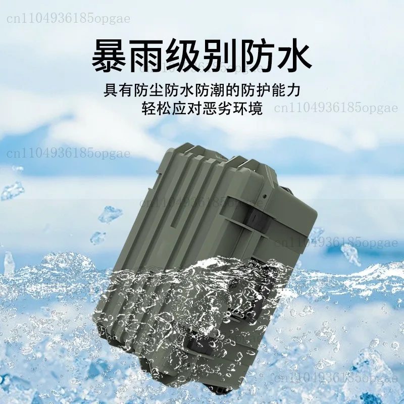 Plastic portable tool storage box Waterproof and shockproof Precision instrumentation Photographic equipment Safety protection