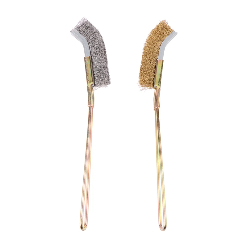 Mini Metal Remove Rust Brushes Brass Cleaning Brushes Polishing Metal Brushes Cleaning Tools Home Kits Wire Brush Supplies