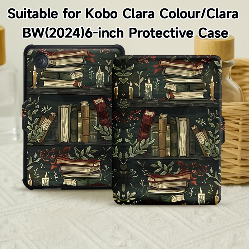 حافظة عالمية لموديلات Kobo Clara BW/Libra Color and Kindle Paperwhite5، Kindle10/11/12. يناسب القارئات الإلكترونية مقاس 6-7 بوصة