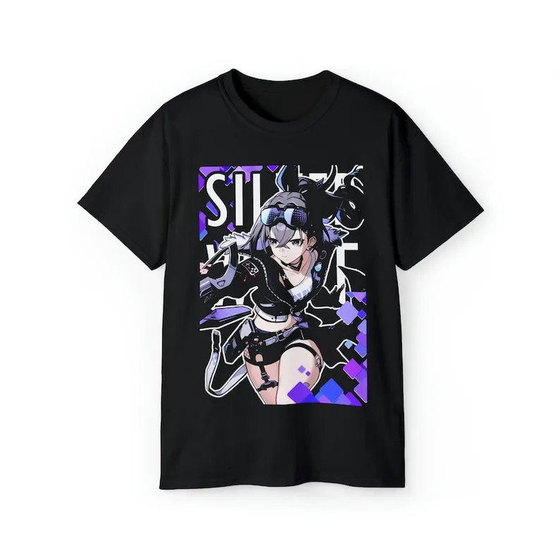 Silver wolf Honkai star rail Shirt Silver V.2 Fanart Unisex Ultra Cotton Tee