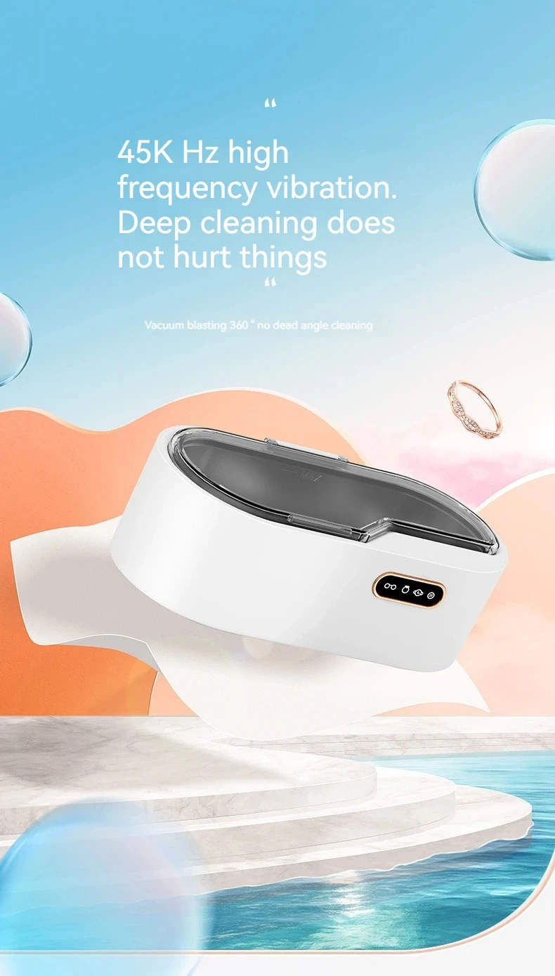 Ultrasonic Cleaner Contact Lenses Household Appliances Cleaning Jewelry Watches Braces Cleaning Boxes