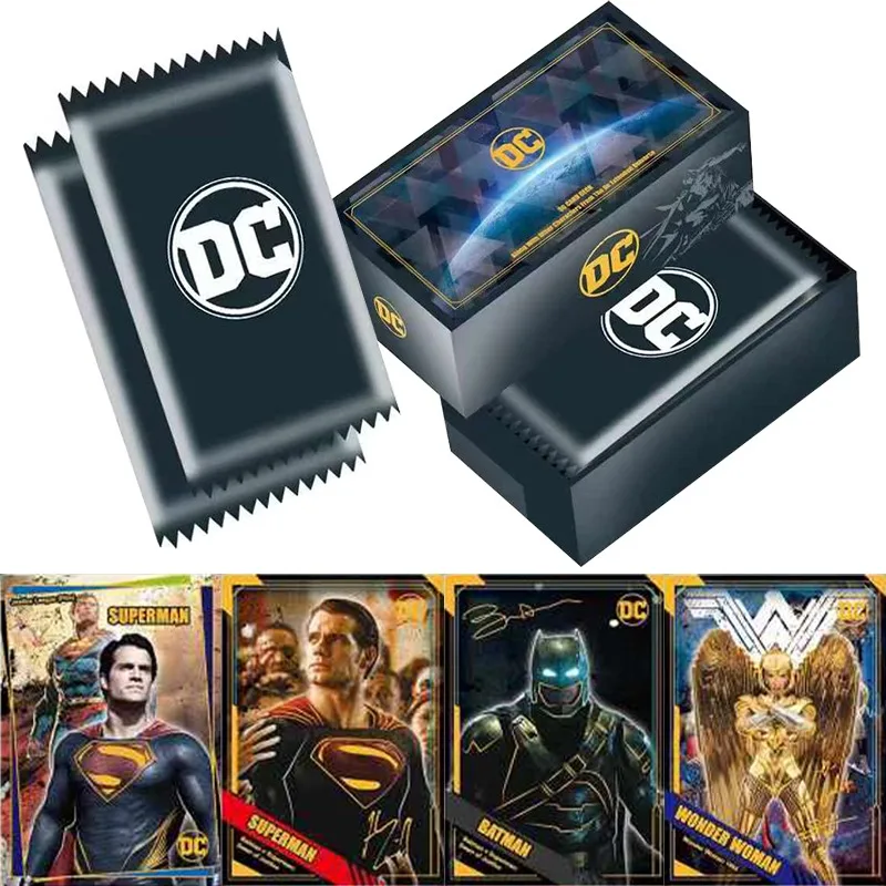 Genuine Marvel Card DC Justice League Movie Version Star Diamond Cards Batman Superman Superhero Battle Role Collection Card Toy