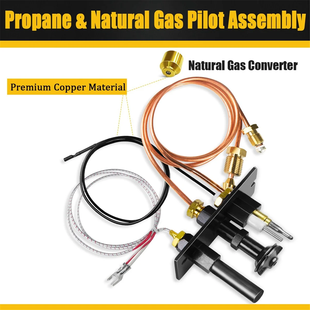 N38R_ 10002264 Propane/Natural Gas Pilot Assembly for Temco